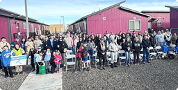 Large group of people smiling at camera at Big Day of Giving event